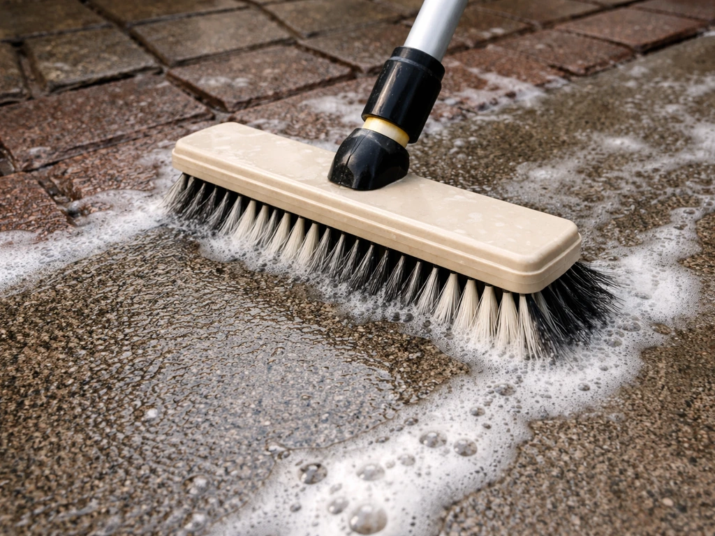 best brush to clean patio
