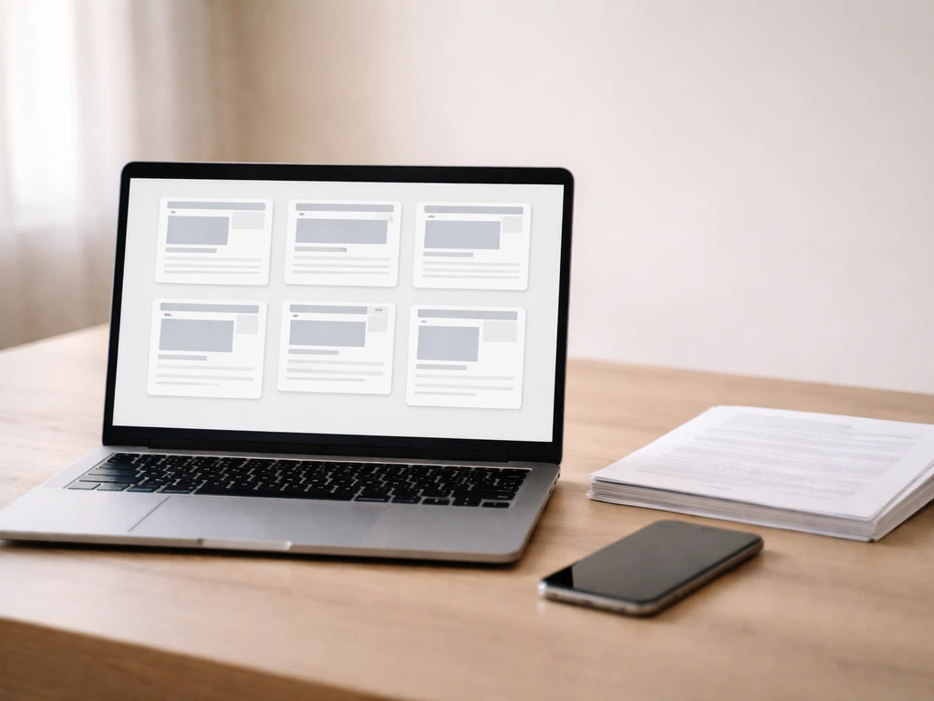 Open laptop showing reference pages and a phone beside it for self-verification research