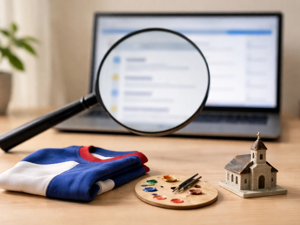 Magnifying glass over a computer screen, suggesting verifying multiple identities for net-worth estimation