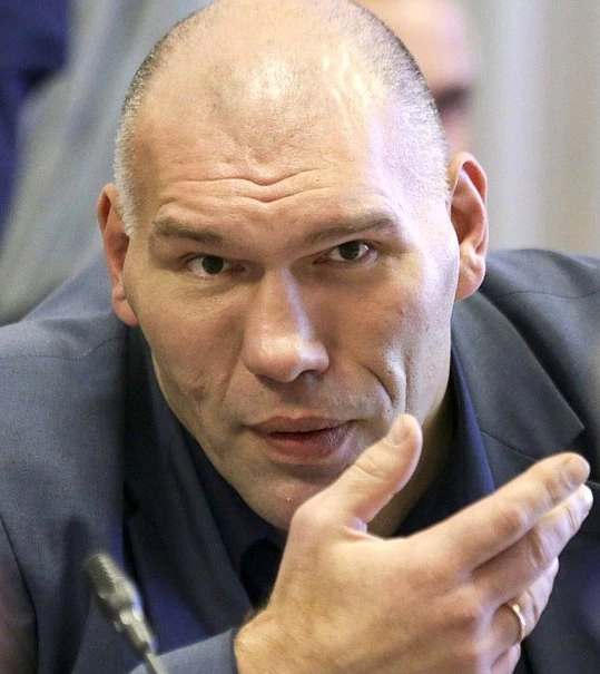 Nikolai Valuev in a close-up portrait photo