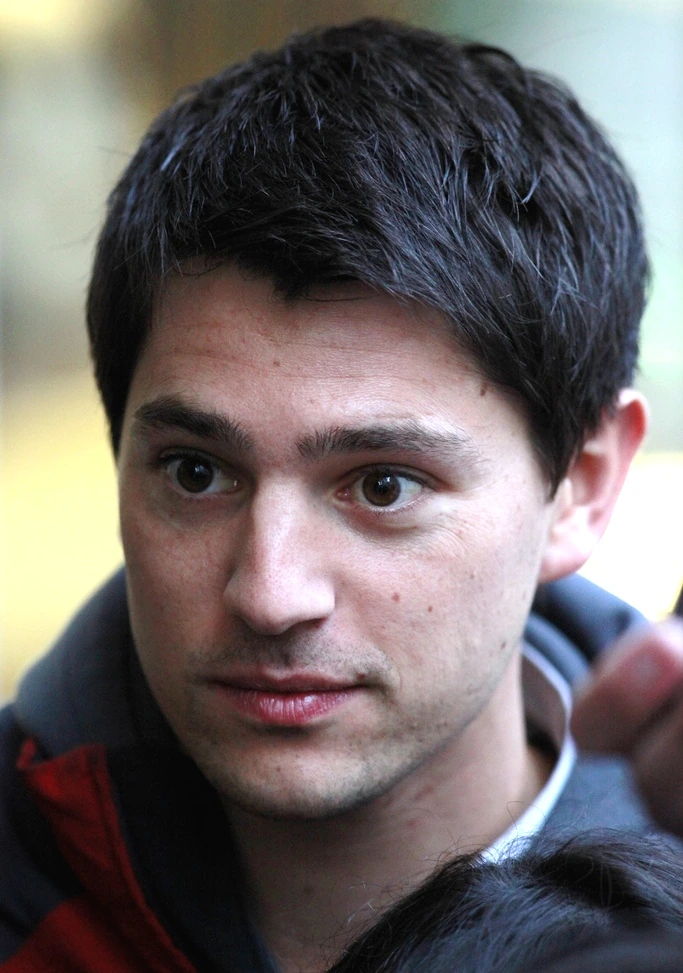 Nicholas D’Agosto filming Final Destination 5 in Vancouver, October 2010