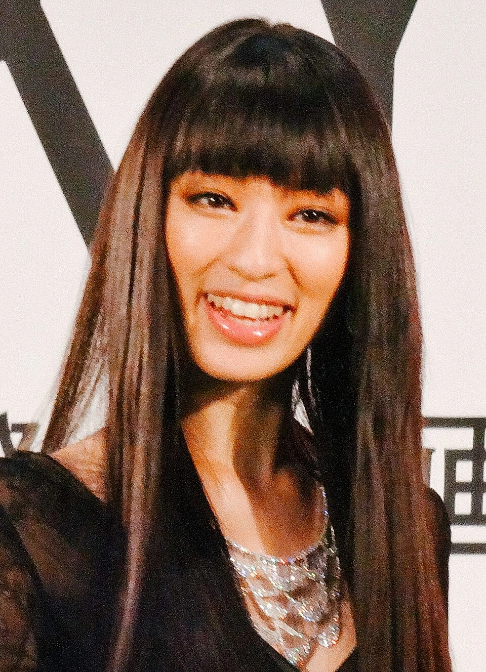 Chiaki Kuriyama smiling at a film festival event