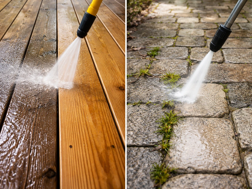 difference between deck and patio