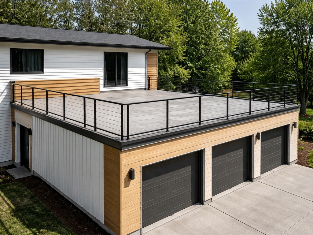 garage top patio