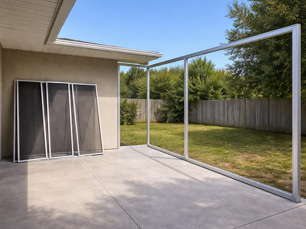 how to screen patio