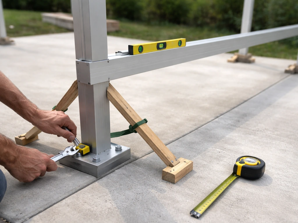 how to screen off a patio