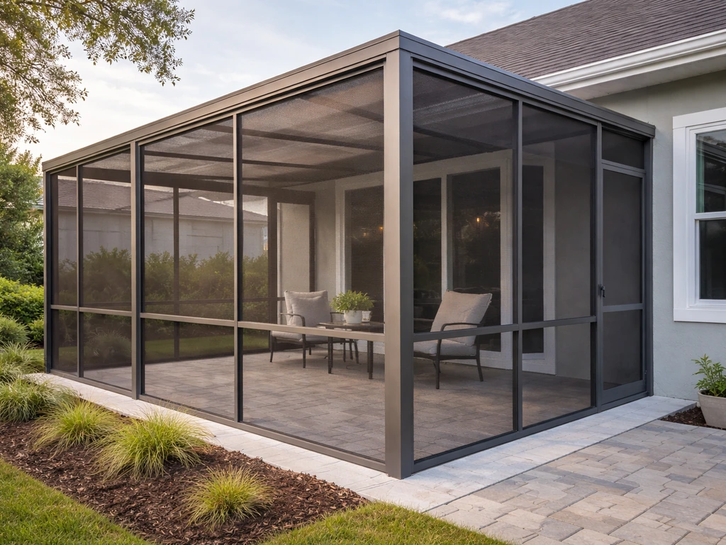 how to screen patio enclosures