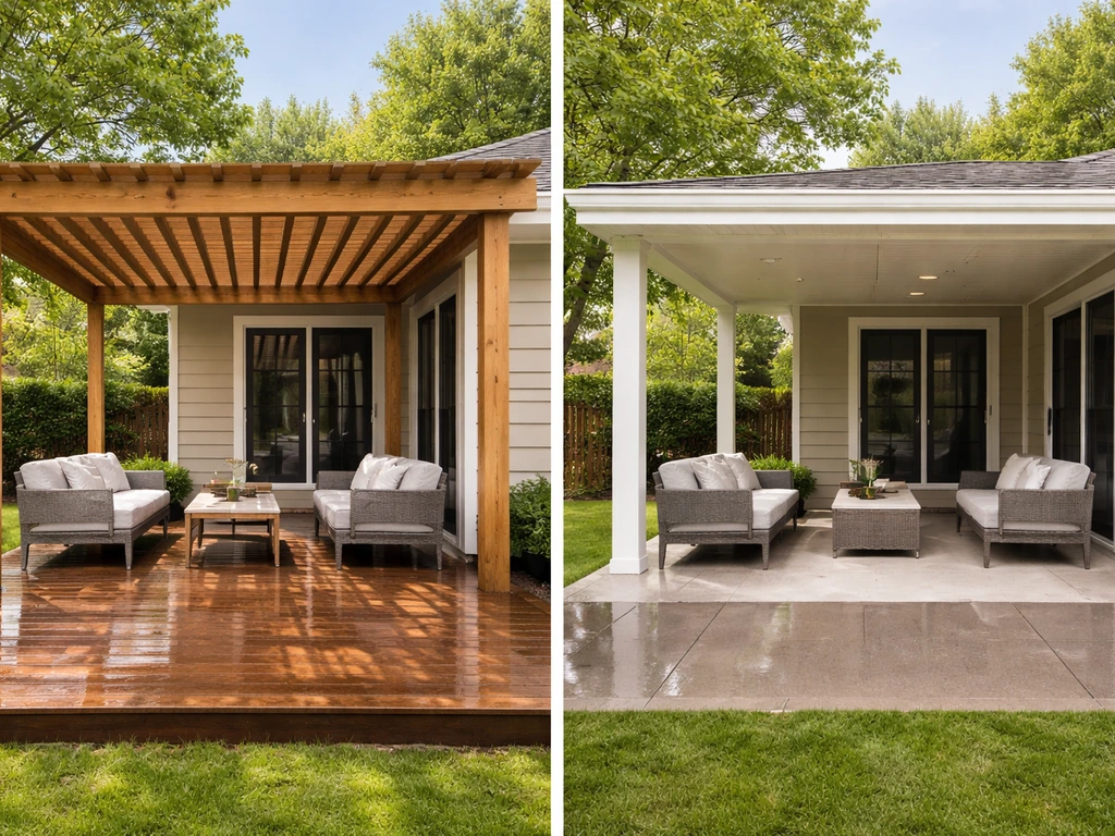 covered patio vs pergola