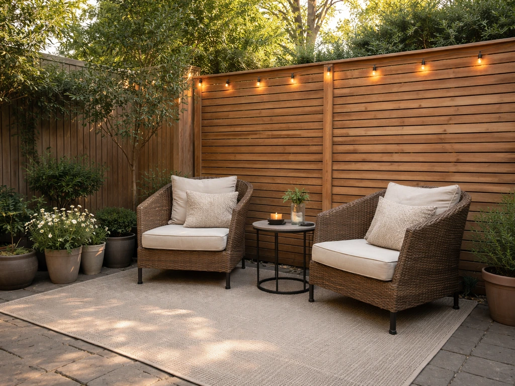 how to make a patio private