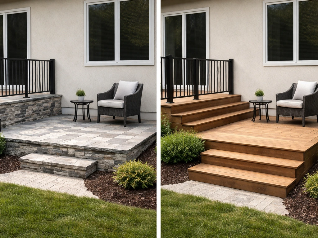 deck vs raised patio
