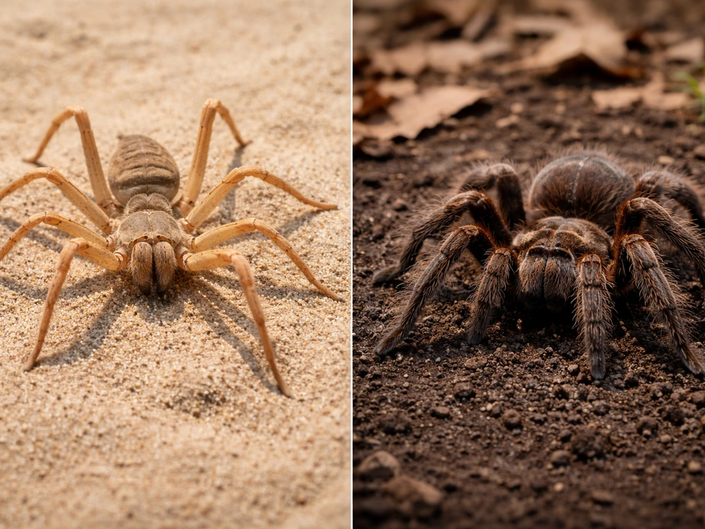 bird eating spider vs camel spider