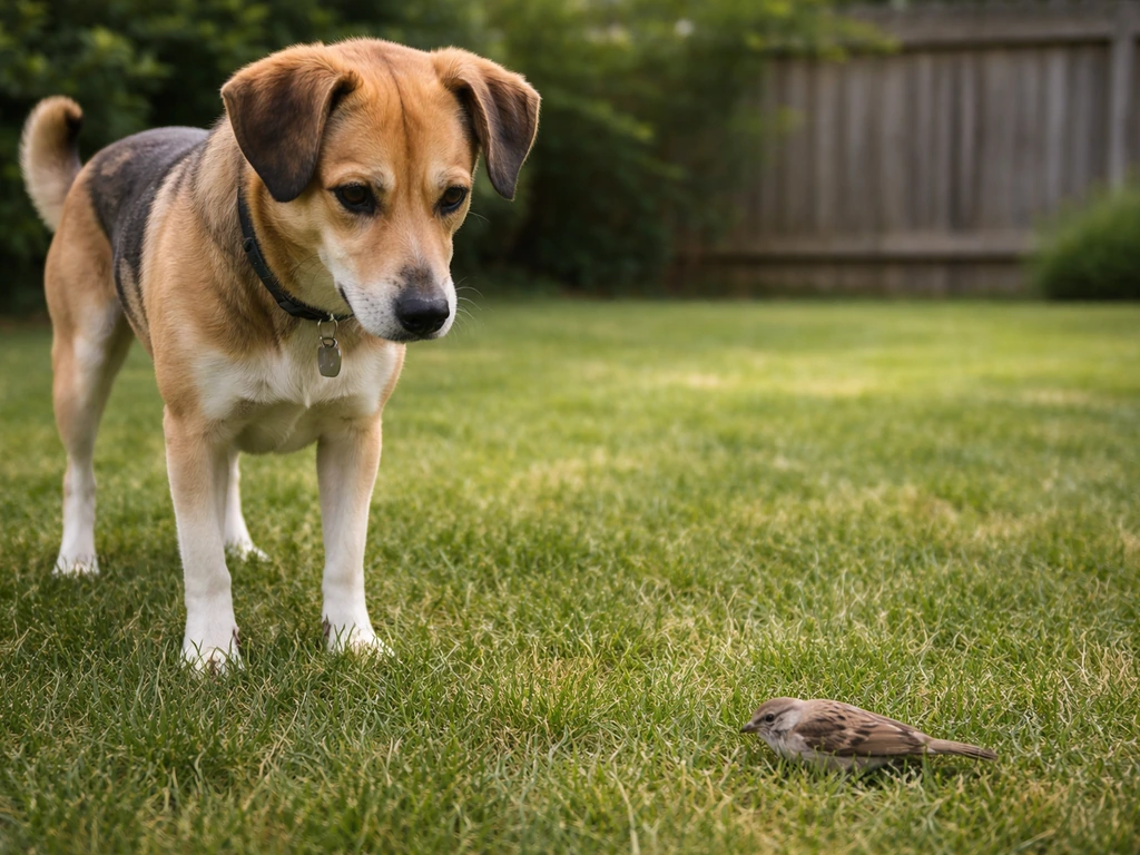 can dogs get sick from eating a bird