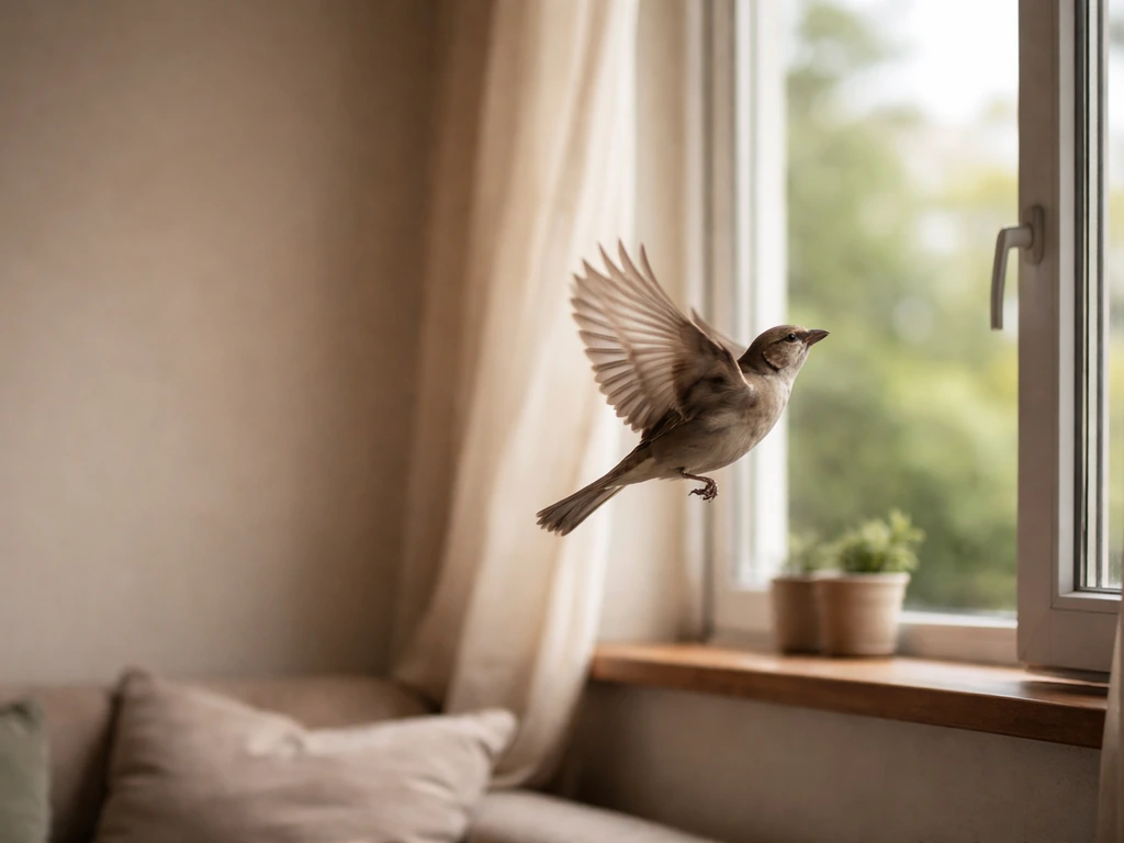 a bird in the house meaning