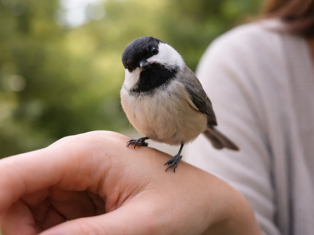 what does it mean when a bird lands near you