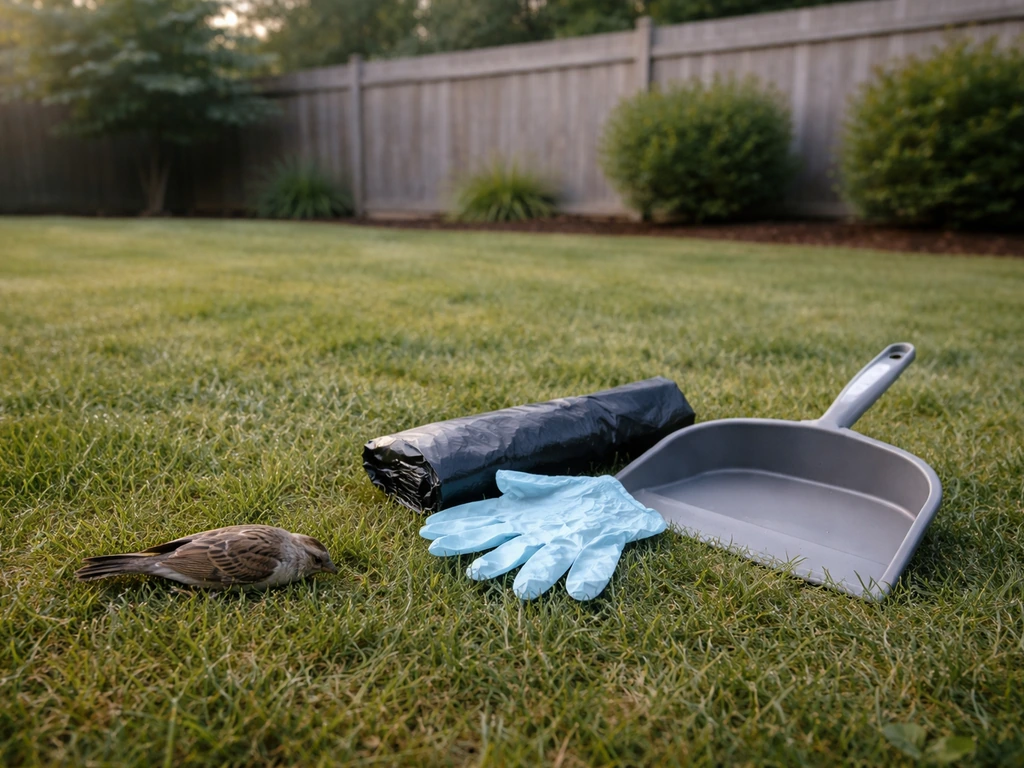 meaning of dead bird in yard