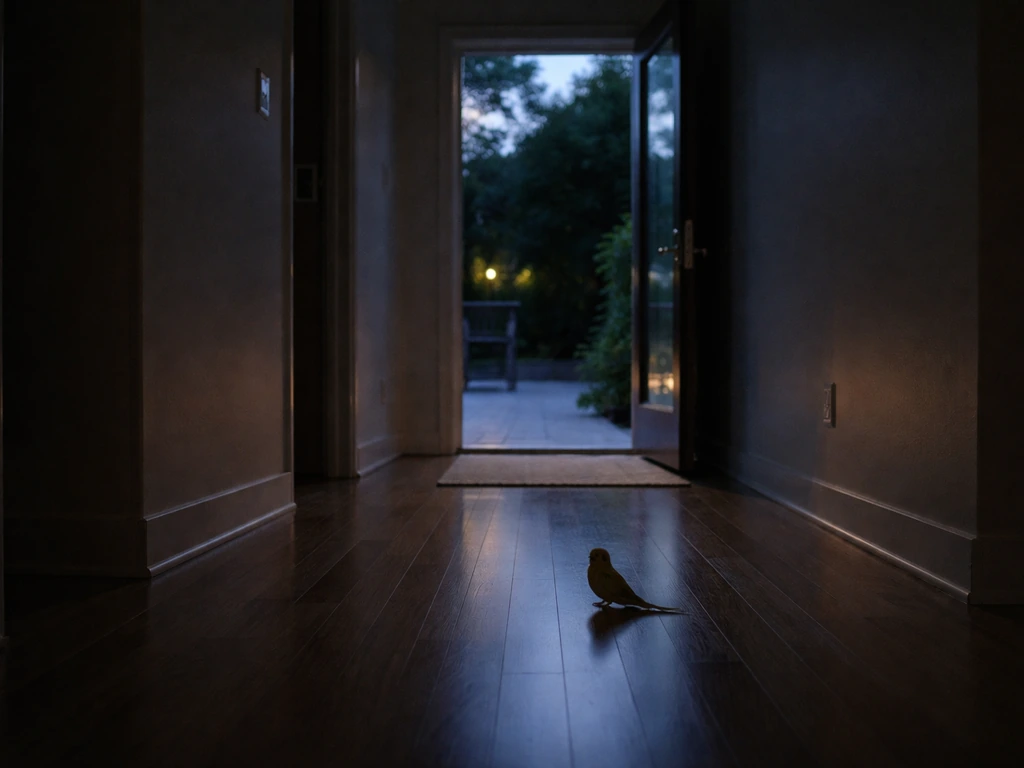 bird flies in house meaning