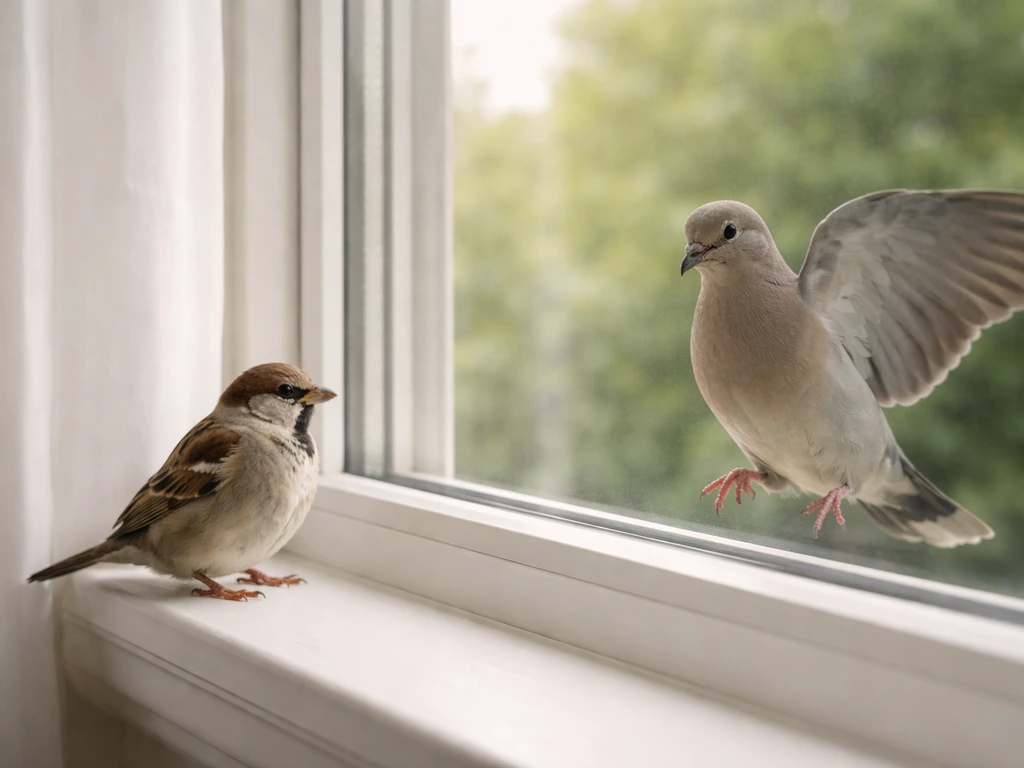 bird flew in house meaning