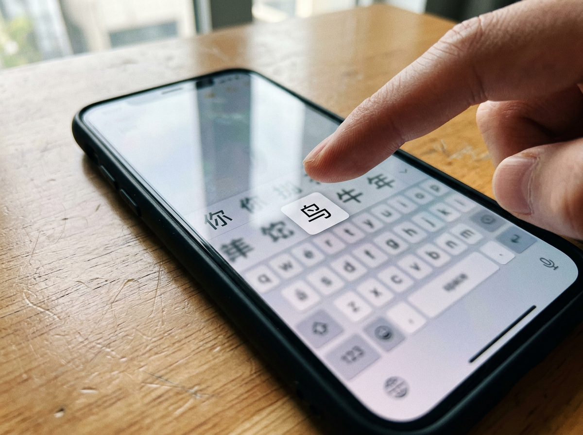 Phone keyboard in Mandarin pinyin input with niǎo typed (no readable UI text)