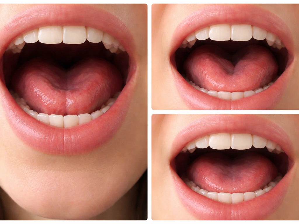 Close-up mouth positions showing /ɡ/, /r/, and /iː/ tongue and lip placement for “grebe”.
