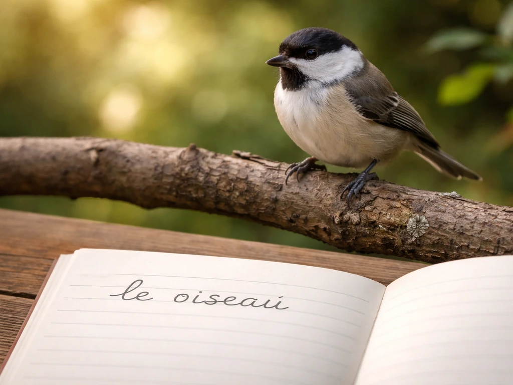 is bird in french masculine or feminine