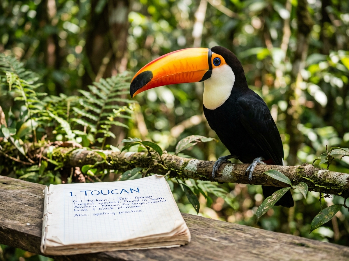 How Do You Spell Toucan the Bird? Correct Spelling and Pronunciation