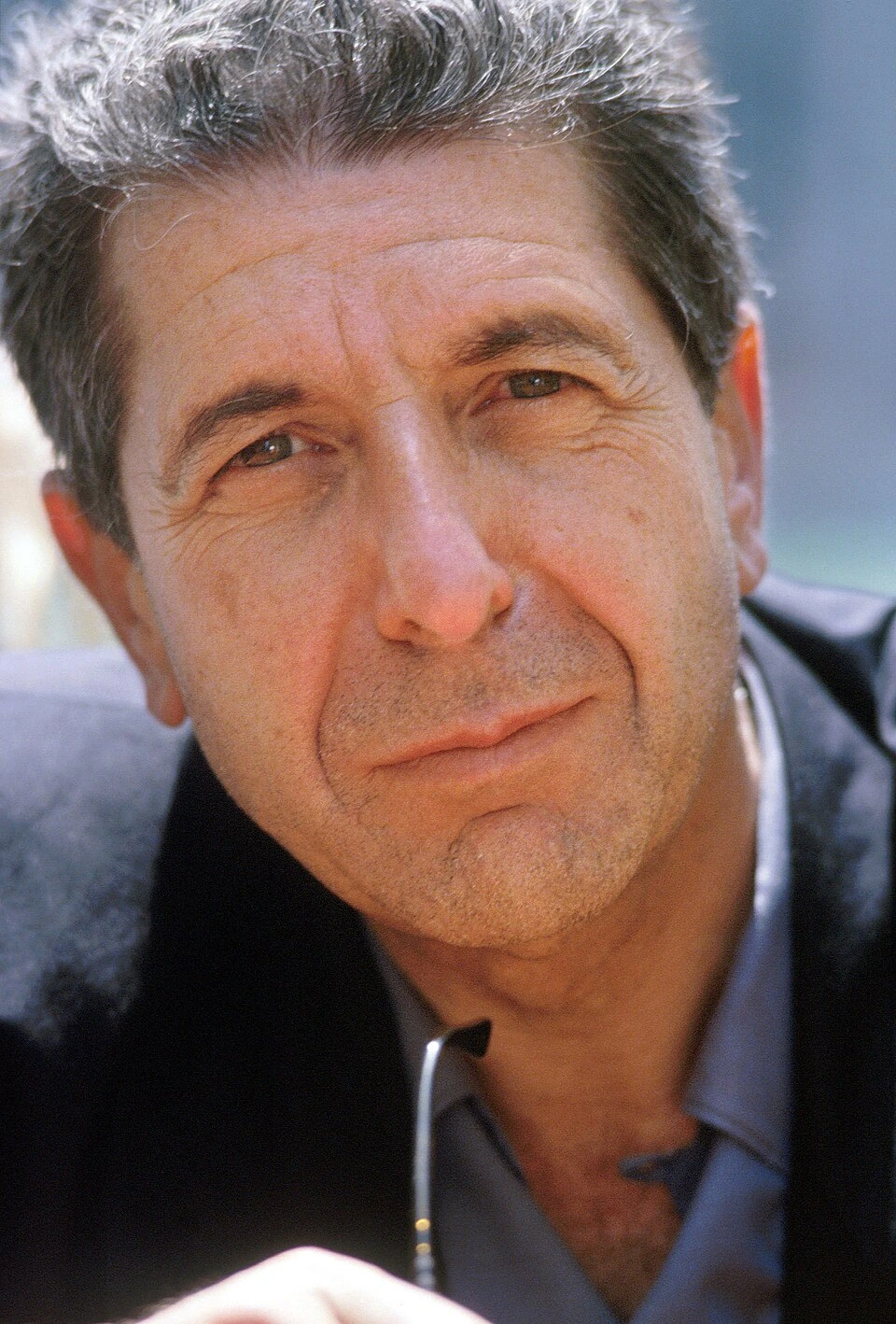 Leonard Cohen portrait in 1988