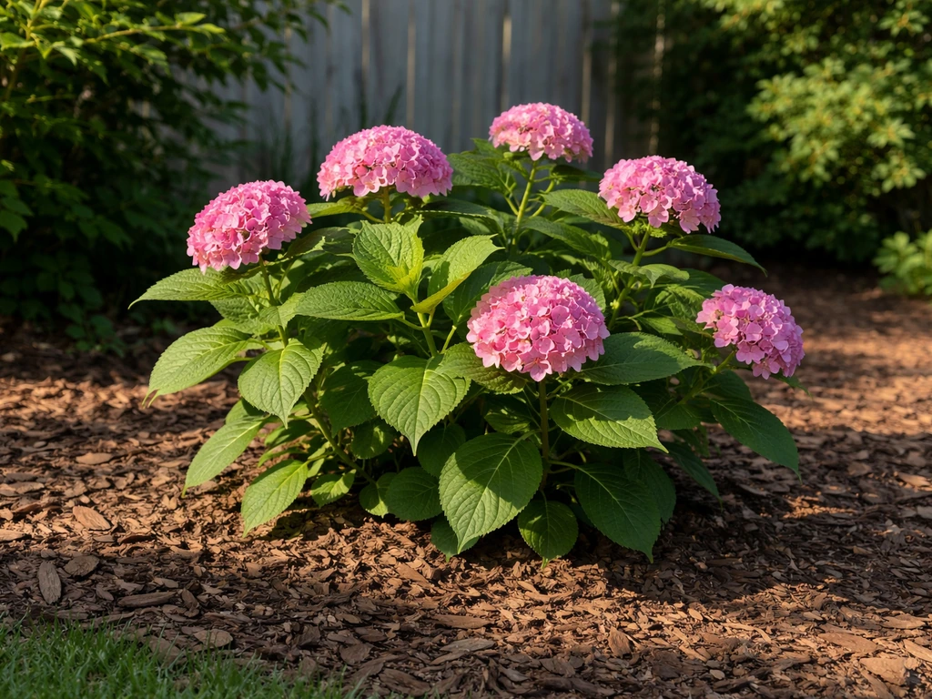 Hydrangeas in a spot with morning sun and afternoon shade