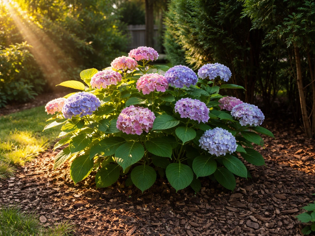 Hydrangea placed for morning sun and afternoon shade