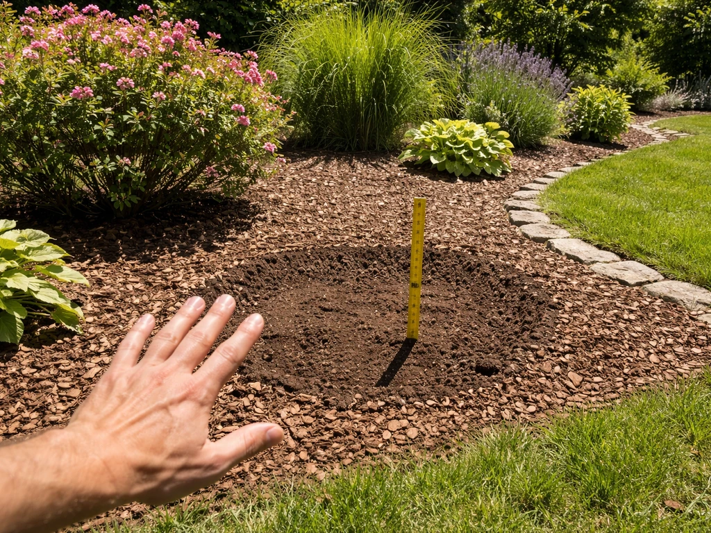 Hydrangea planting spot with strong sun exposure and open airflow space