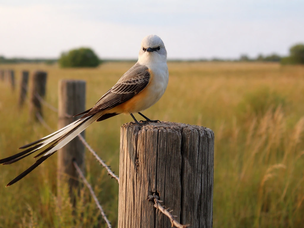 why is the scissor-tailed flycatcher oklahoma state bird
