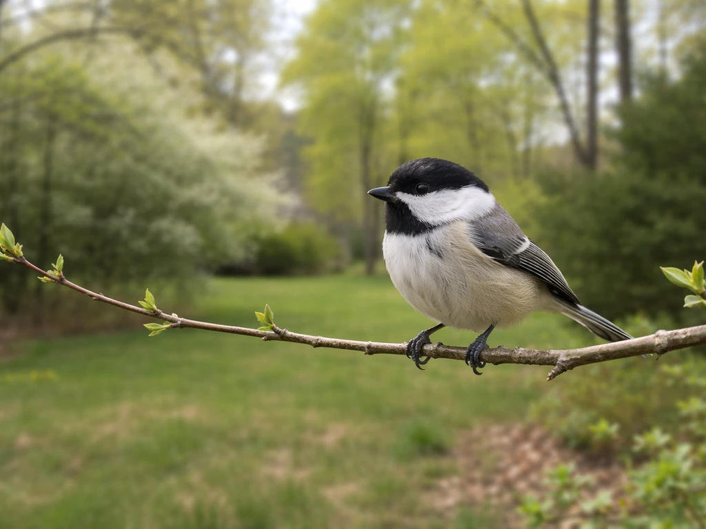 why is the black capped chickadee massachusetts state bird