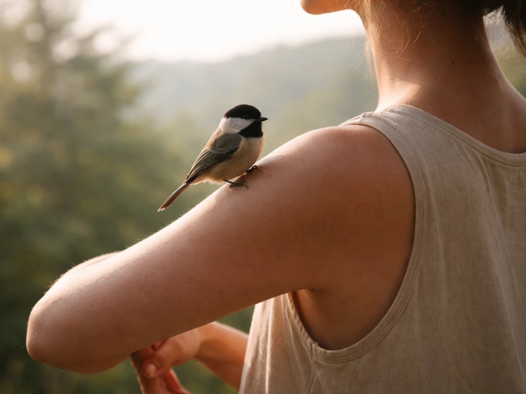 bird landing near you meaning