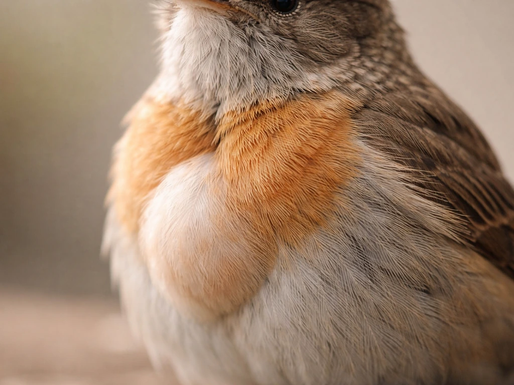 Close-up of a bird’s neck/throat with a subtle highlighted bulge showing the crop anatomy.