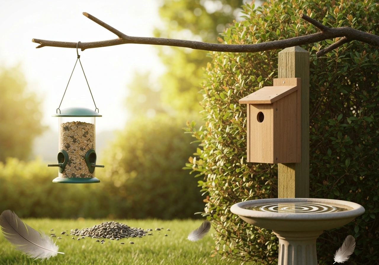 the backyard bird-lover's guide attracting nesting feeding