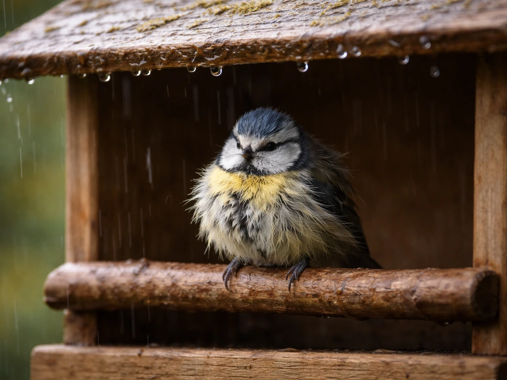 what does the bird need in the rain