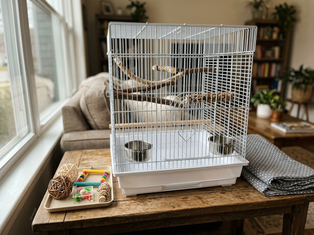 Pet Bird for Beginners: Best Types and First Week Setup