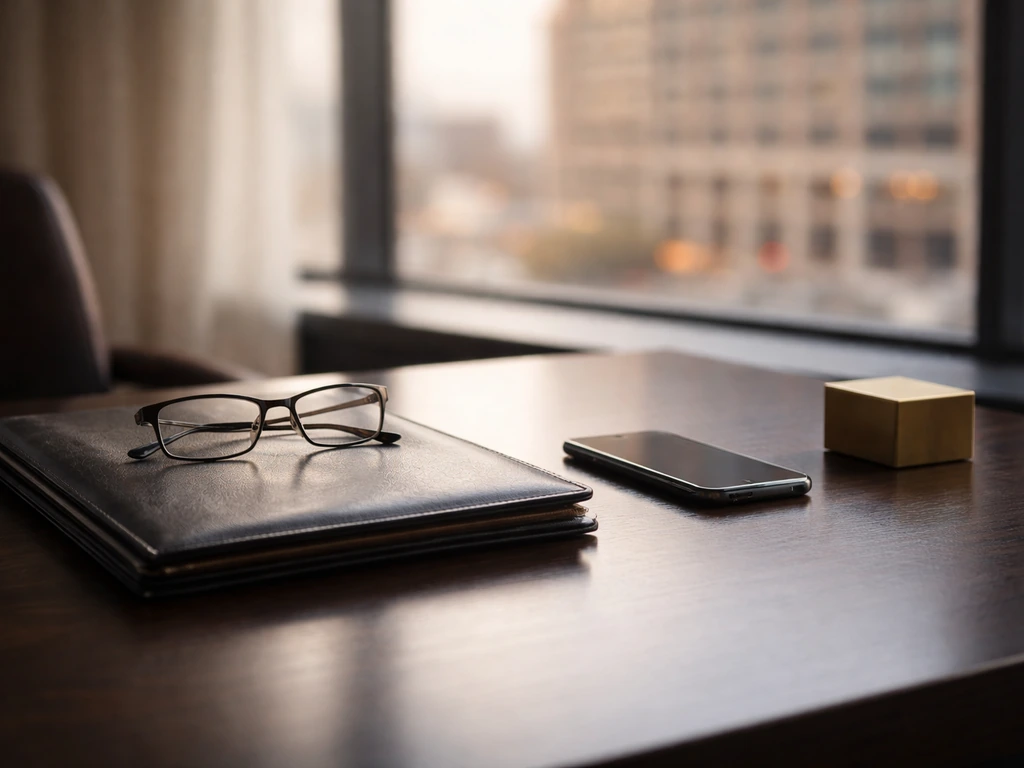 Minimal office scene symbolizing Home Depot co-founder finance and public profile research