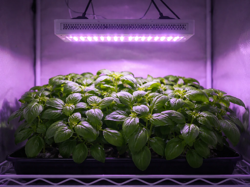 do purple lights help plants grow