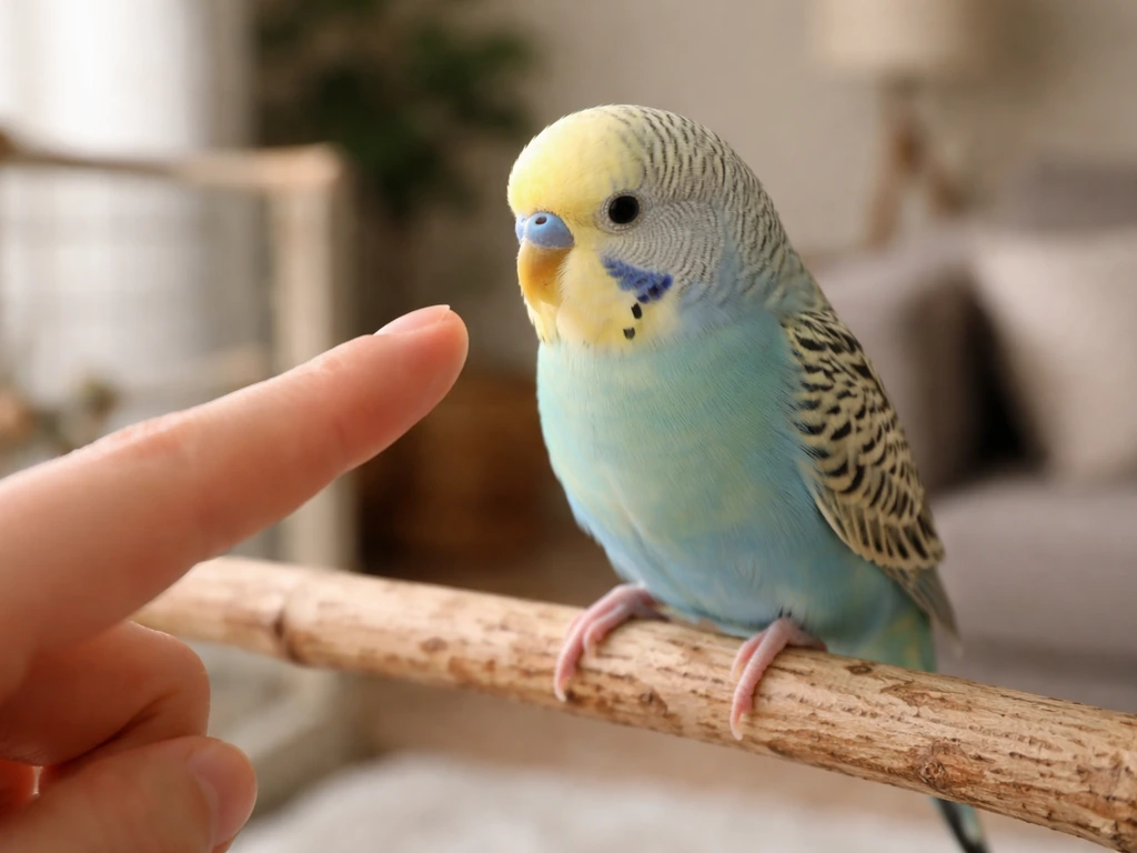 how to train a parakeet bird