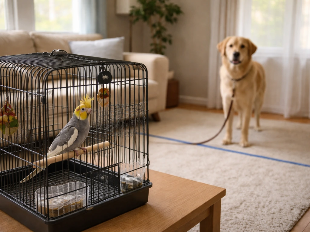 how to introduce a bird to a dog