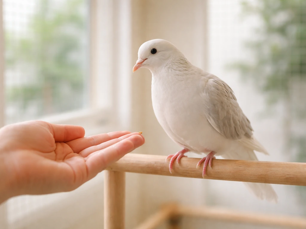 how to train dove bird