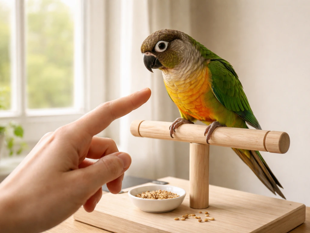 How to Teach a Bird to Step Up Safely and Reliably