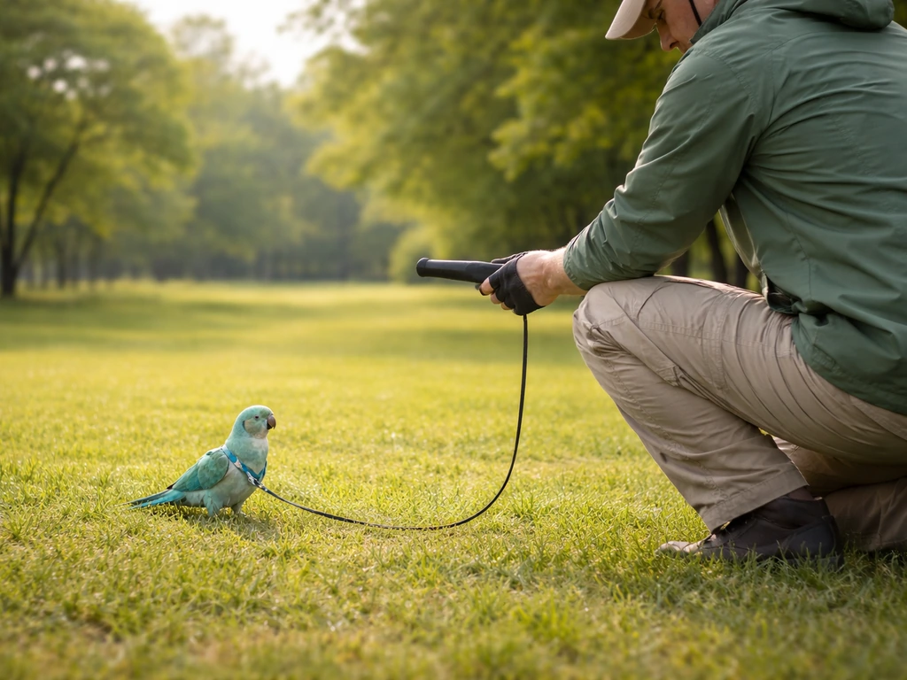 how to free fly train a bird