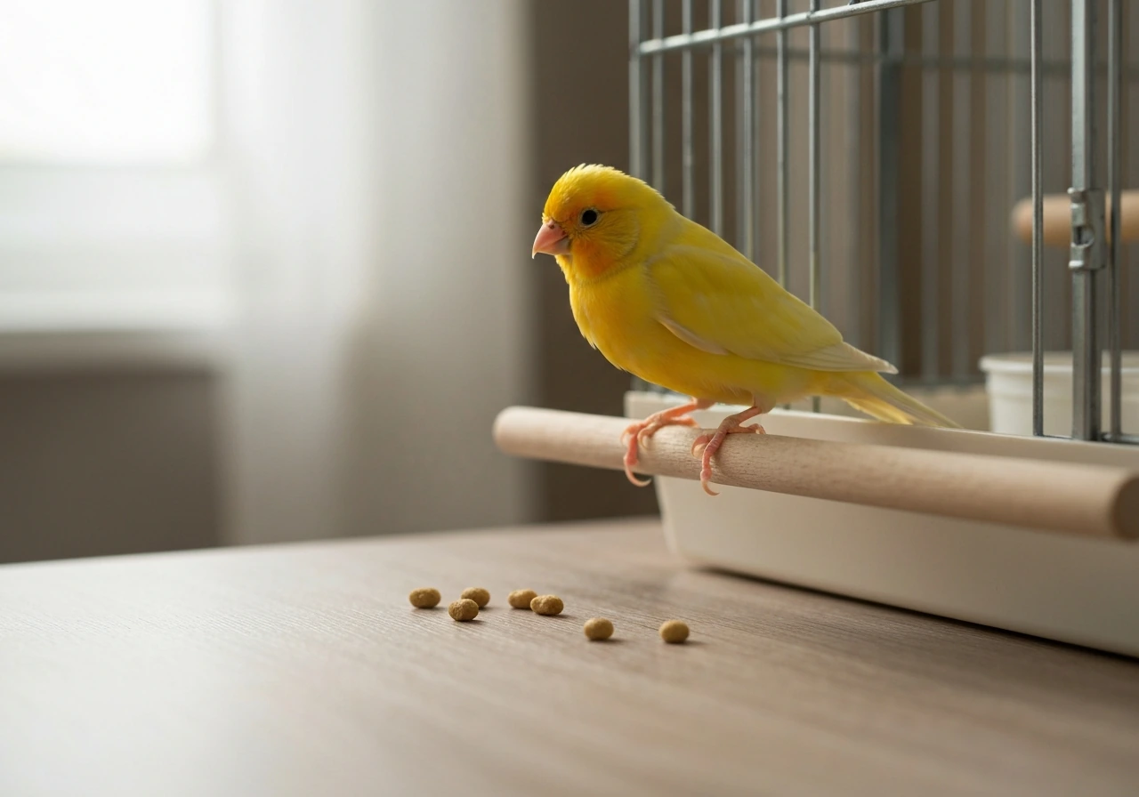 how to train a canary bird