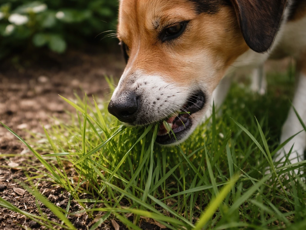 honden gras eten