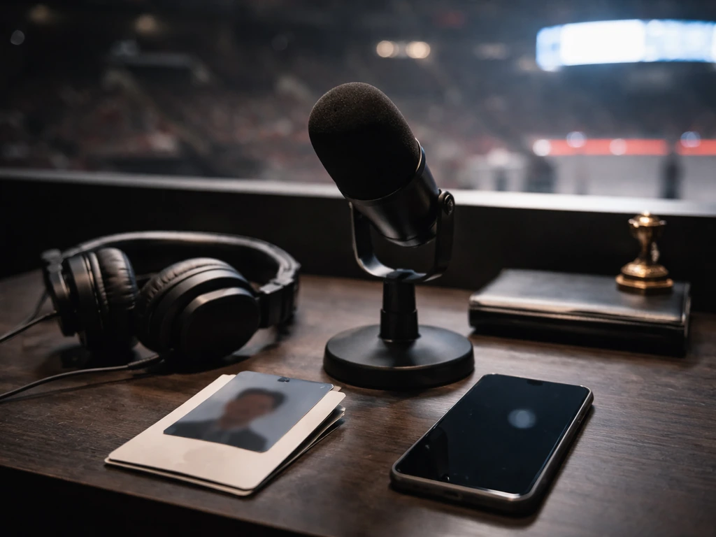 ONE Championship–themed office scene symbolizing combat sports executive finance and media work