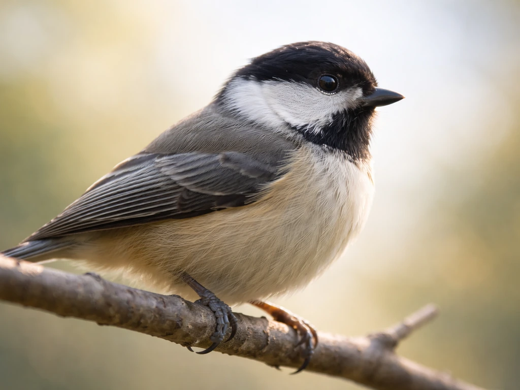 Close-up of a perched bird highlighting feathers, beak, and lightweight wing structure traits.