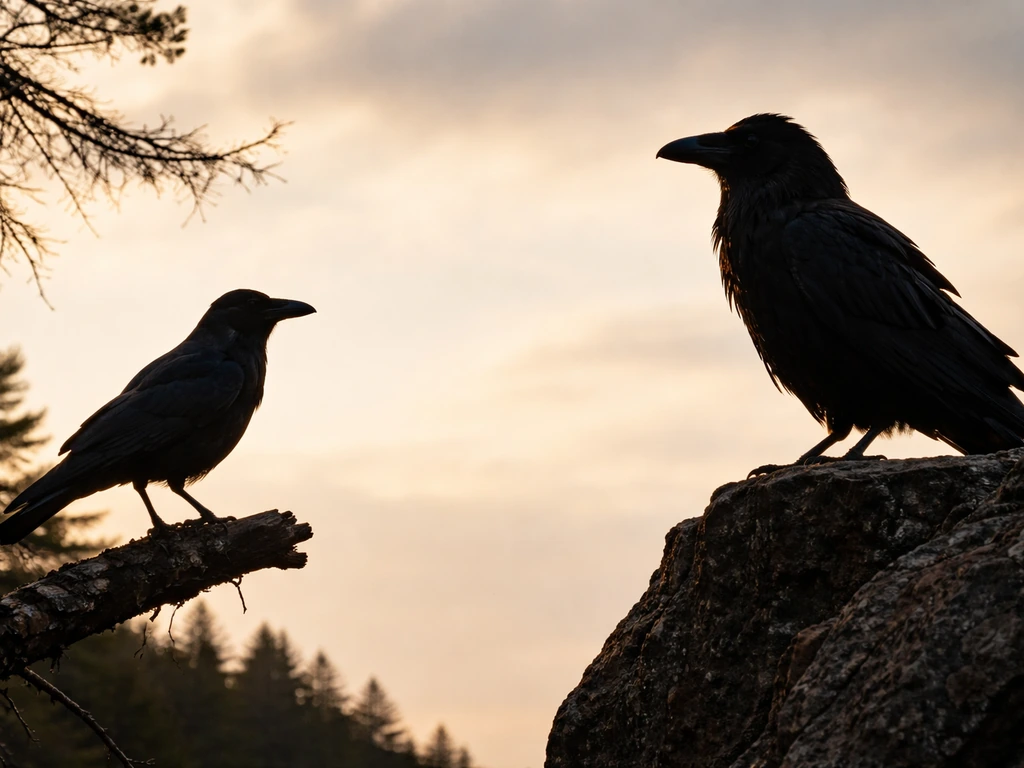 are ravens and crows the same bird