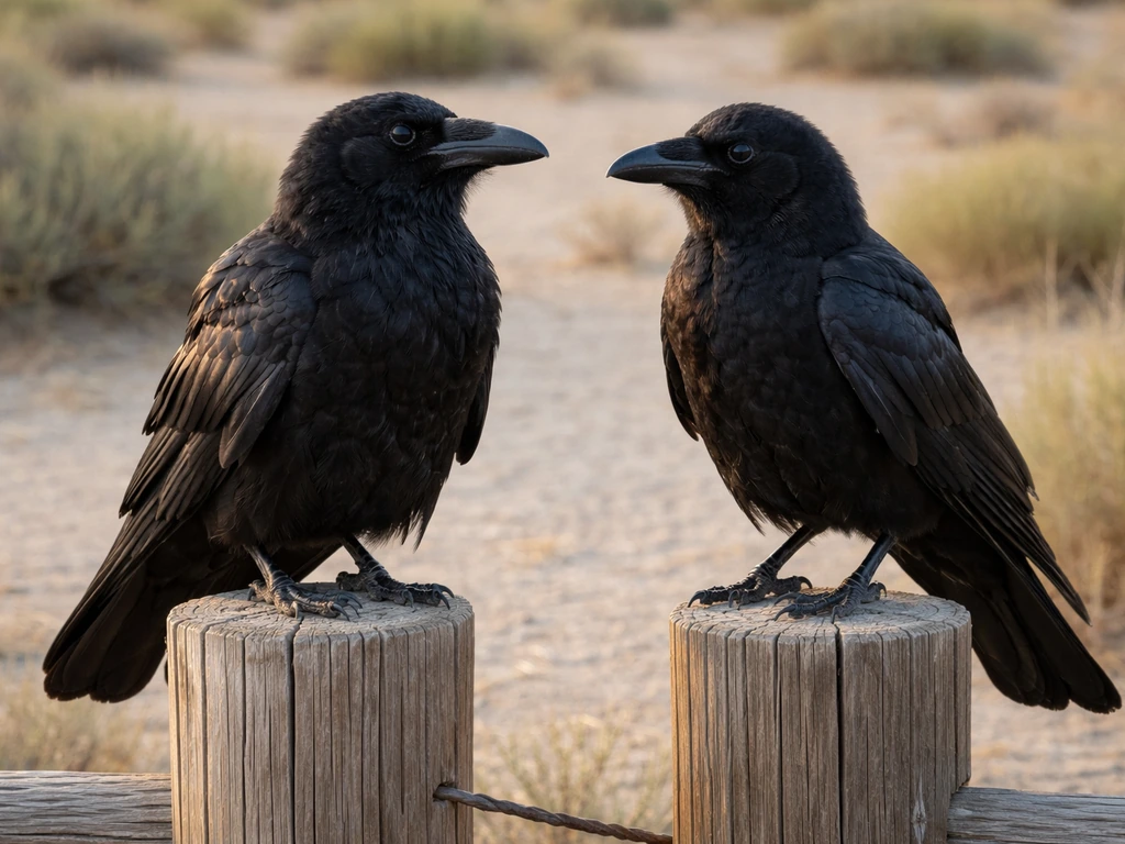 are a crow and a raven the same bird