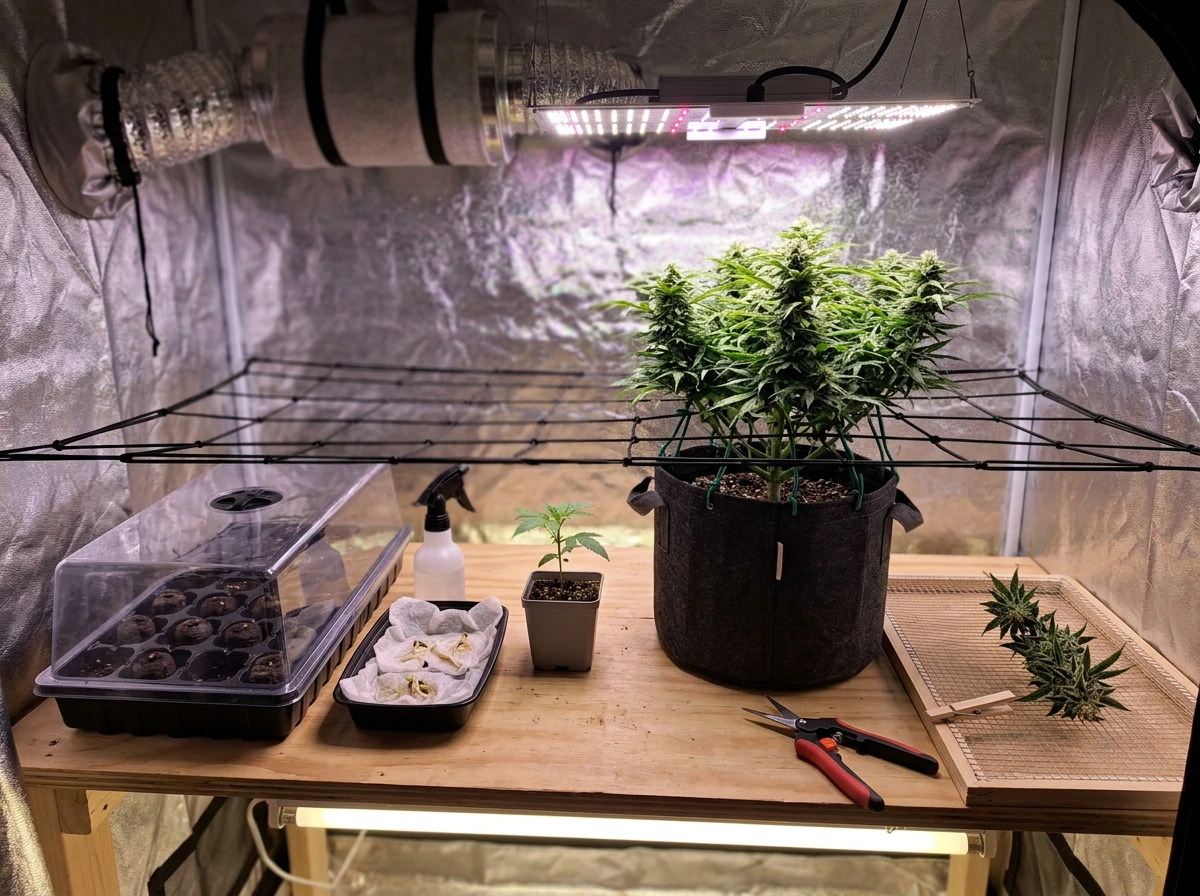 How to Grow Weed From Start to Finish Seed to Harvest